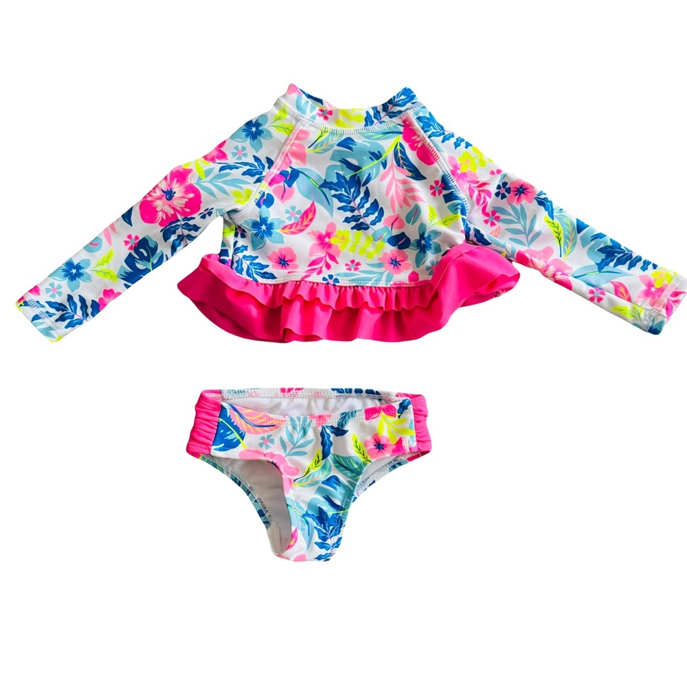 Tommy Bahama Infant Long Sleeve Swimsuit 6/9 Months